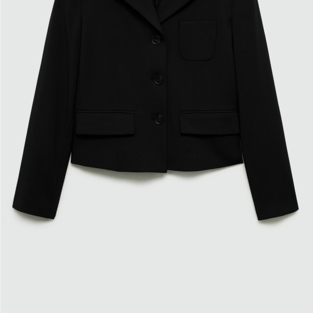 NWT Mango Black Blazer SMALL - Picture 9 of 11